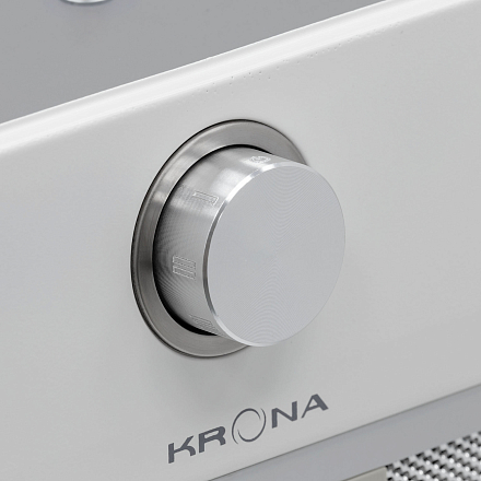 Вытяжка KRONA SVEN 600 white one knob preview 9