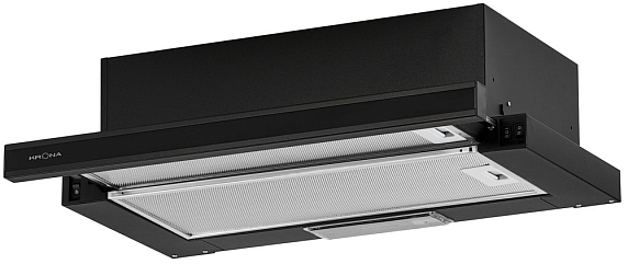 Вытяжка Krona KAMILLA 600 GLASS BLACK (2 мотора) preview 1