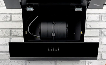 Установка угольного фильтра Krona KU на вытяжки (вариант 1)