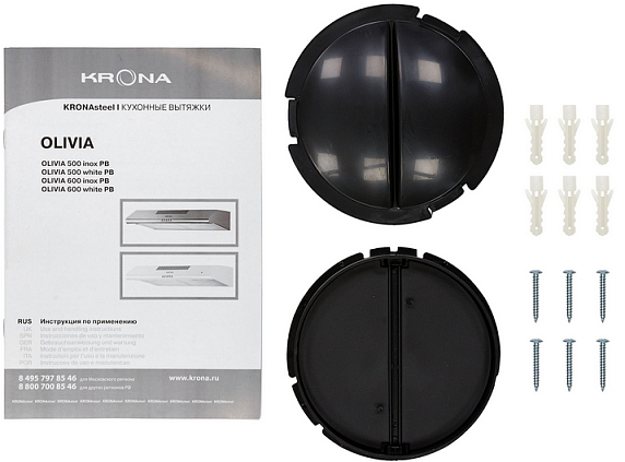 Вытяжка Krona LIANA 600 INOX PB preview 12