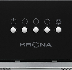 Вытяжка Krona LUISA 600 GLASS BLACK PB