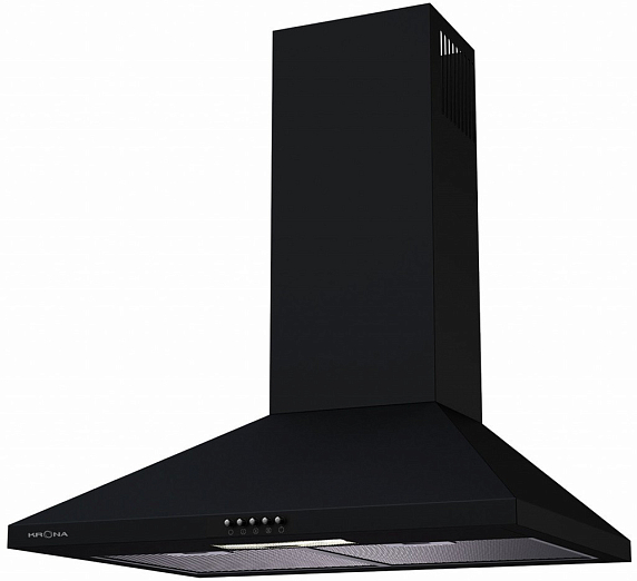 Вытяжка Krona JANNA 600 black push button preview 1