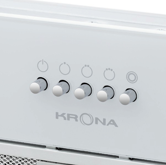 Вытяжка Krona ELISA 600 GLASS WHITE PB preview 2