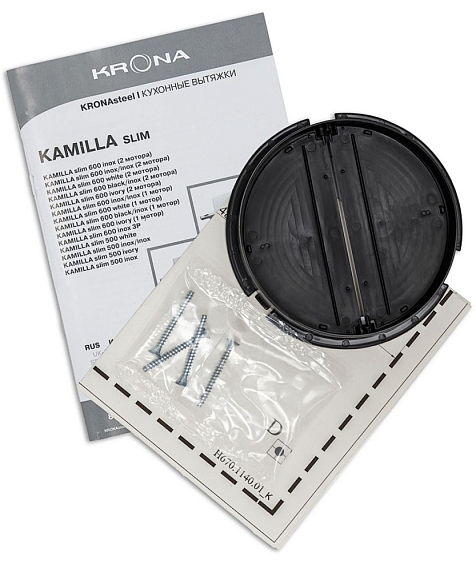 Вытяжка Krona KAMILLA SLIM 500 IVORY (1 мотор) preview 6