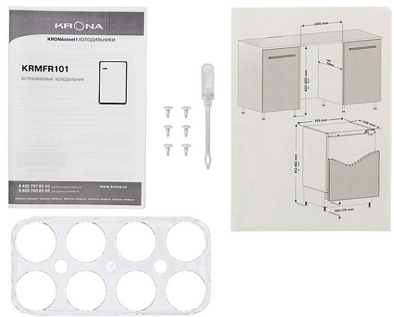 Встраиваемый холодильник Krona GORNER preview 11