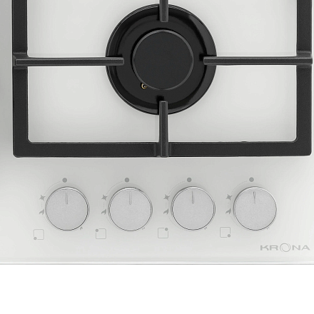 Газовая варочная панель Krona NEBEL 60 WH W preview 4
