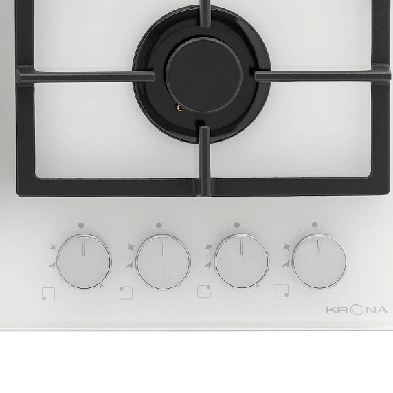 Газовая варочная панель Krona NEBEL 60 WH W preview 4