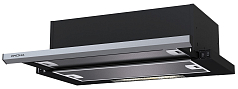 Вытяжка Krona KAMILLA SLIM 600 BLACK/INOX (2 мотора)