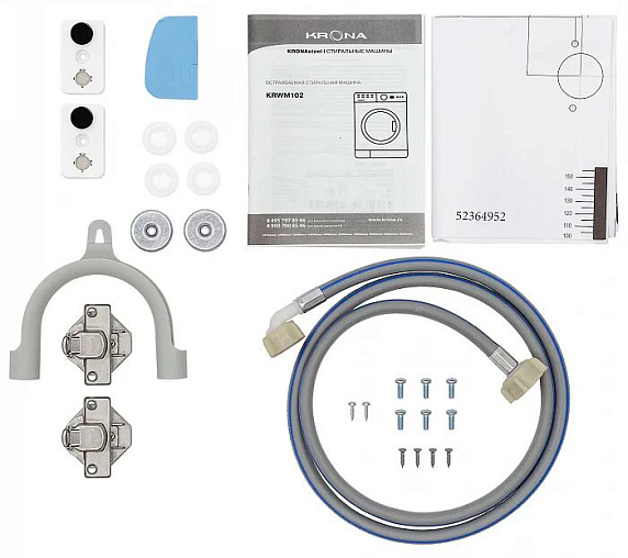 Встраиваемая стиральная машина Krona ZIMMER 1200 7K WHITE preview 11