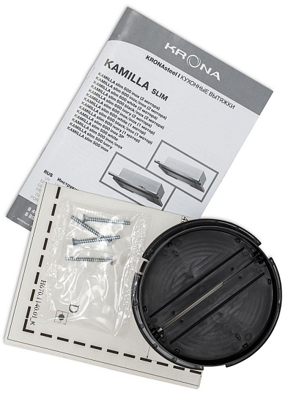 Вытяжка Krona KAMILLA SLIM 600 WHITE (1 мотор) preview 9