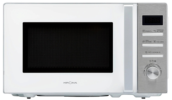 Микроволновая печь Krona QUANTUM 44 WH/IX фото 1 Микроволновая печь Krona QUANTUM 44 WH/IX preview 1
