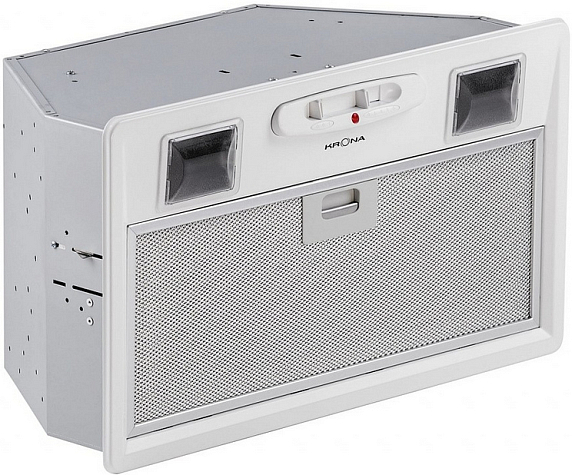 Вытяжка Krona MINI 600 WHITE SLIDER preview 2