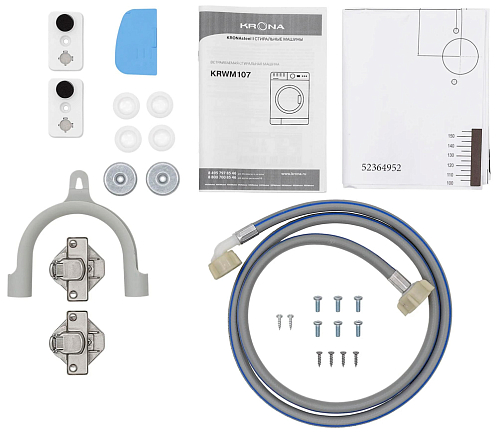 Встраиваемая стиральная машина Krona KAYA 1200 7K WHITE preview 10
