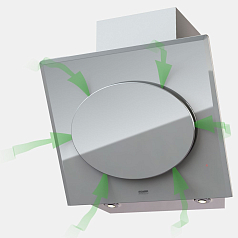 Вытяжка Krona FUTURO 600 WHITE 3P-S