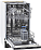Встраиваемая посудомоечная машина Krona AMMER 45 BI K