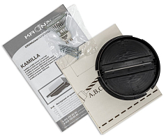 Вытяжка Krona KAMILLA GLASS 600 WHITE SENSOR (2 мотора)