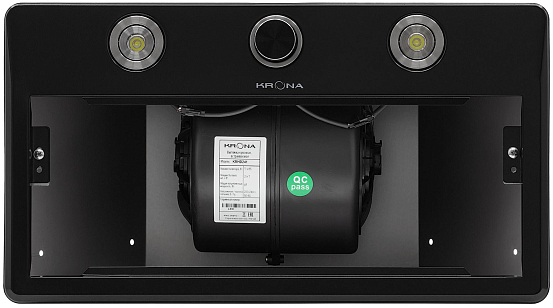 Вытяжка KRONA SVEN 600 black one knob preview 3