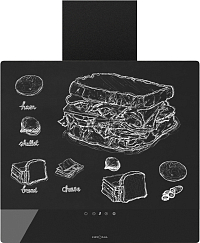 Вытяжка Krona DOMENIKA 600 BLACK S