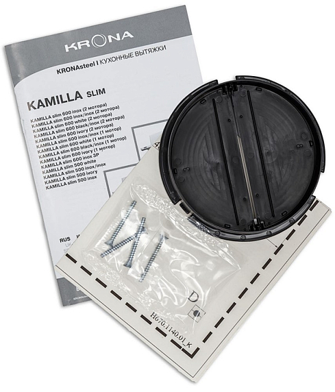 Вытяжка Krona KAMILLA SLIM 500 INOX (1 мотор) preview 11