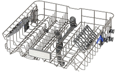 Встраиваемая посудомоечная машина Krona KASKATA 45 BI
