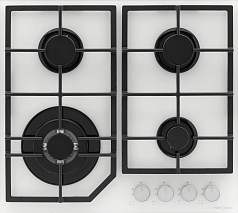 Газовая варочная панель Krona NEBEL 60 WH W