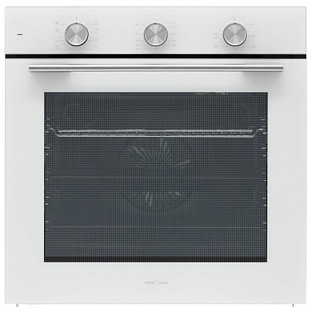 Комплект Krona Духовой шкаф Krona BIRNE 60 WH, Варочная панель Krona RITTER 67/60 WH, Встраиваемая микроволновая печь Krona LAUNE 60 WH K, Вытяжка Krona LIVA 600 WHITE SENSOR preview 2