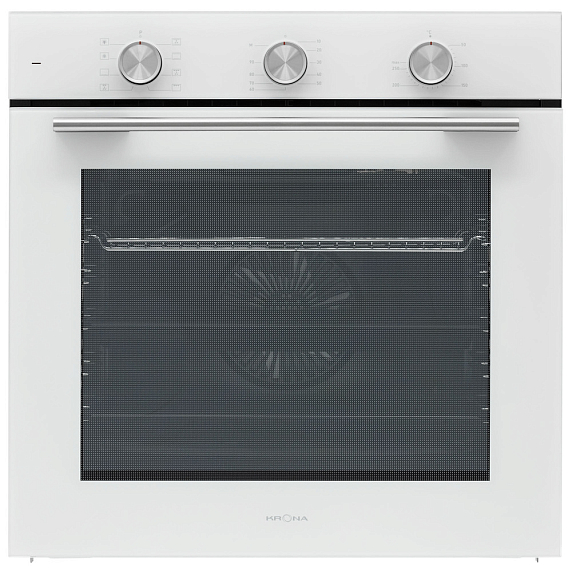 Комплект Krona Духовой шкаф Krona BIRNE 60 WH, Варочная панель Krona RITTER 67/60 WH, Встраиваемая микроволновая печь Krona LAUNE 60 WH K, Вытяжка Krona LIVA 600 WHITE SENSOR preview 2