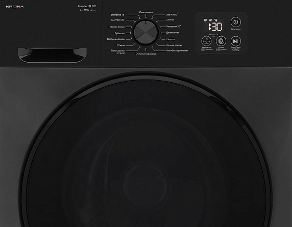 Отдельностоящая стиральная машина KRONA RHENE GREY 1000 6K WM preview 6