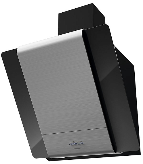 Вытяжка Krona TALLI 600 INOX/BLACK GLASS 3P preview 1