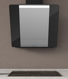 Вытяжка Krona TALLI 600 INOX/BLACK GLASS 3P