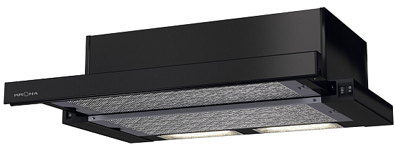 Вытяжка Krona VENDY 600 BLACK (1 мотор) preview 1