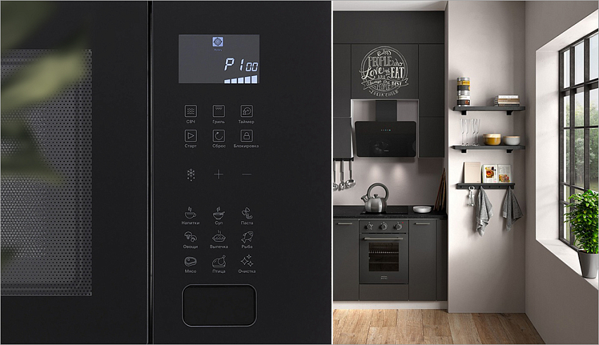 Управление микроволновыми печами Krona