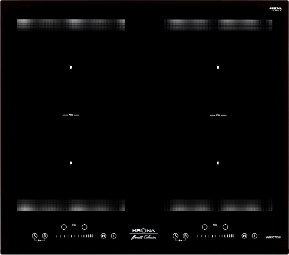 Варочная панель Krona ETERNO 60 BL preview 1