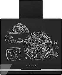 Вытяжка Krona DOMENIKA 600 BLACK/INOX S