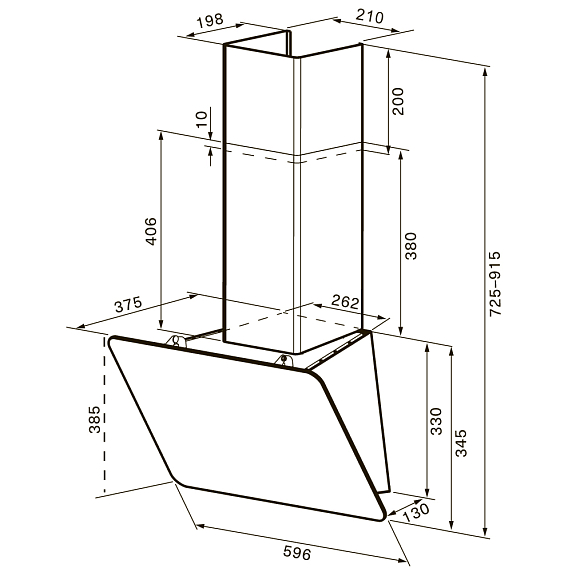 Вытяжка KRONA BELINDA 600 white SGC preview 17
