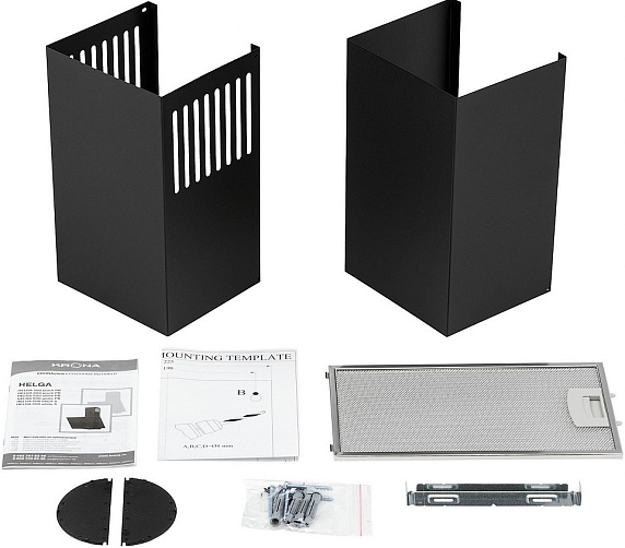 Вытяжка Krona HELGA 500 black PB preview 7