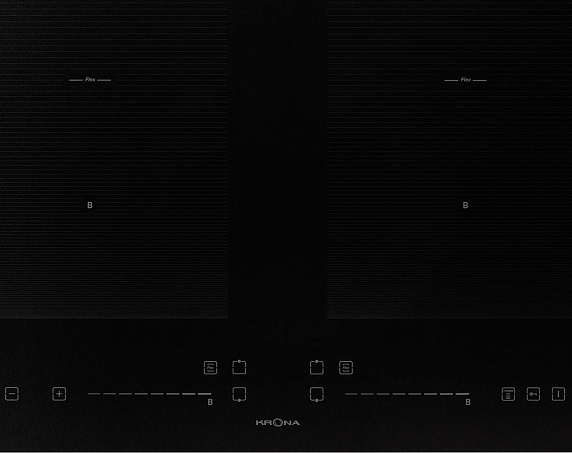 Варочная панель Krona ONYX ih 60 BL preview 6