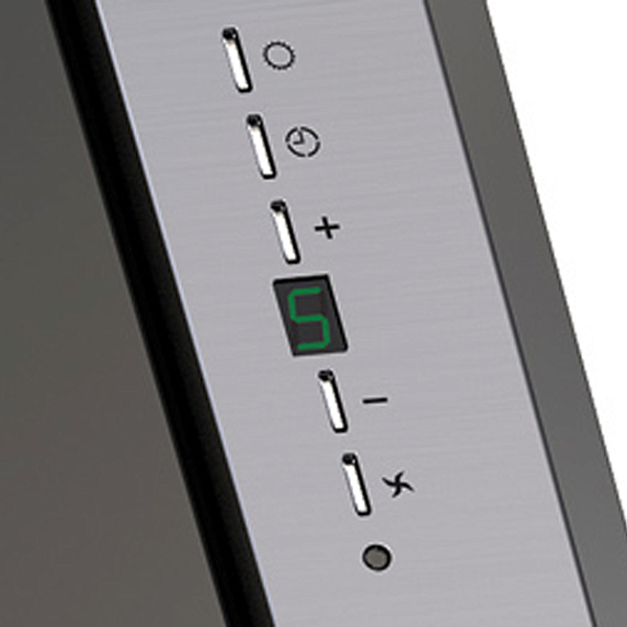 Вытяжка Krona AIDA SILENT 600 INOX/BLACK 5P preview 2