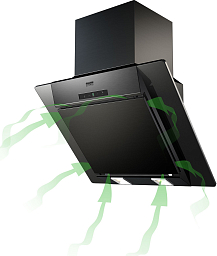 Вытяжка Krona SIMONA 600 BLACK 3S