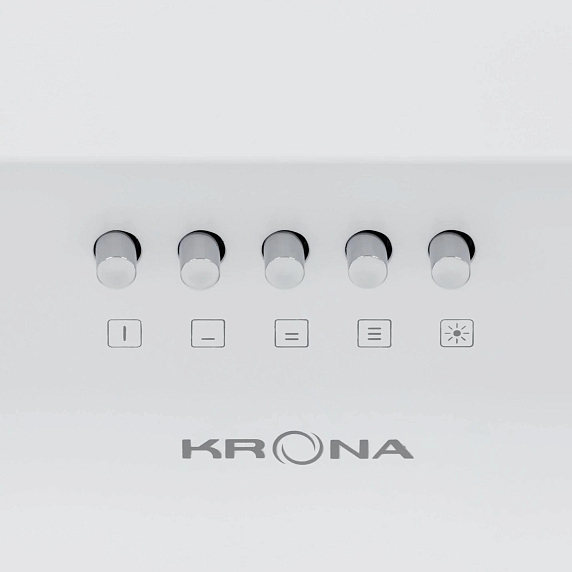 Вытяжка Krona PLATTE 600 WHITE PB preview 9