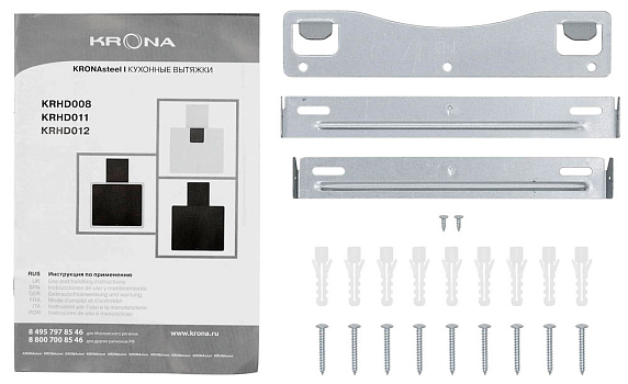 Вытяжка Krona AURA 600 FRAME BLACK S preview 13
