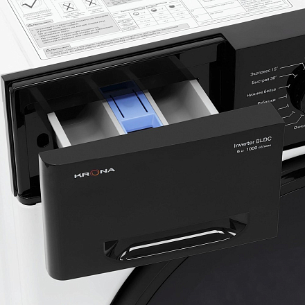 Отдельностоящая стиральная машина KRONA RHENE WHITE1000 6K WM preview 7