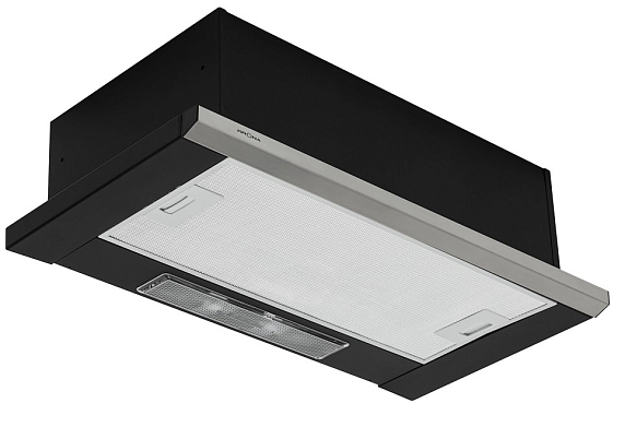 Вытяжка Krona KAMILLA SLIM 600 BLACK/INOX (1 мотор) preview 5