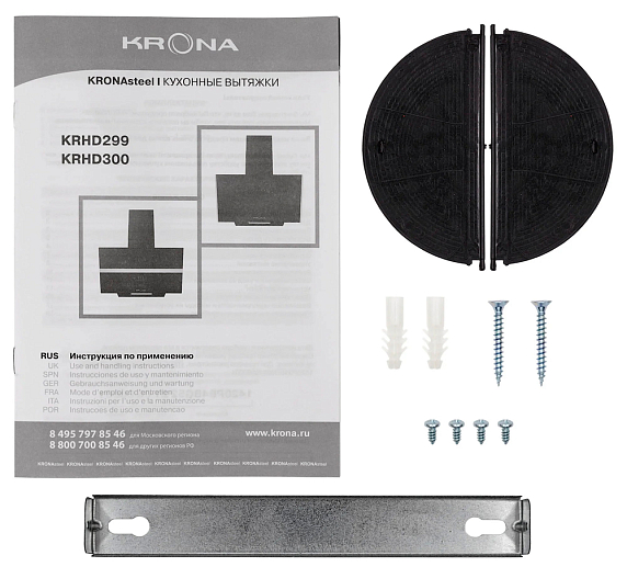 Вытяжка KRONA GABRIELE E 600 black/inox 2 S preview 14