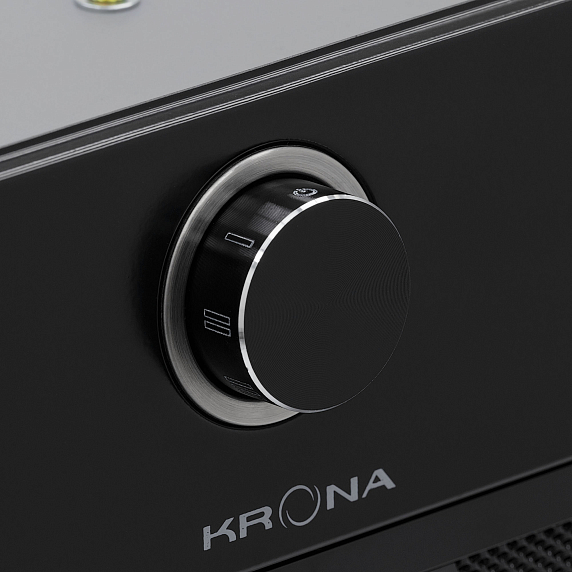 Вытяжка KRONA SVEN 600 black one knob preview 8