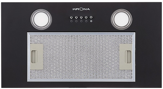 Вытяжка Krona SELINA 600 BLACK PB preview 2