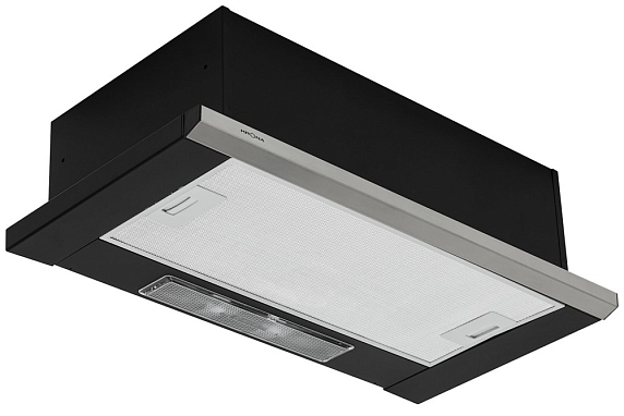 Вытяжка Krona KAMILLA SLIM 600 BLACK/INOX (2 мотора) preview 6