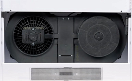 Установка угольного фильтра Krona KU на вытяжки (вариант 2)