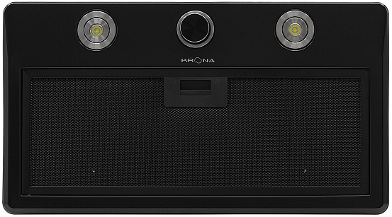 Вытяжка KRONA SVEN 600 black one knob preview 2