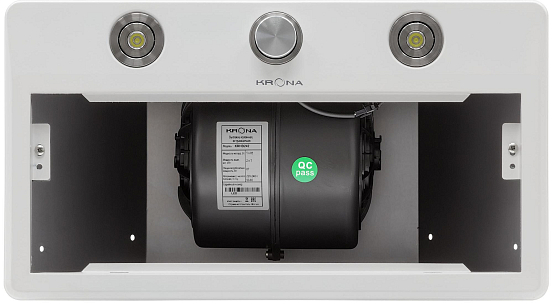 Вытяжка KRONA SVEN 600 white one knob preview 4